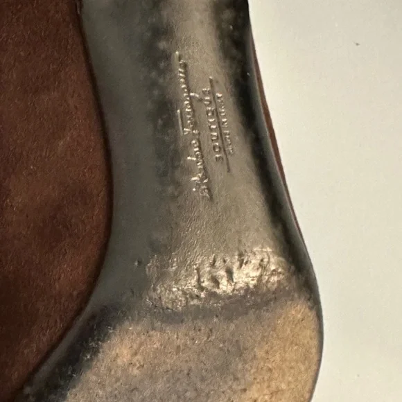 Salvatore Ferragamo Brown Loafers - Picture 6 of 13
